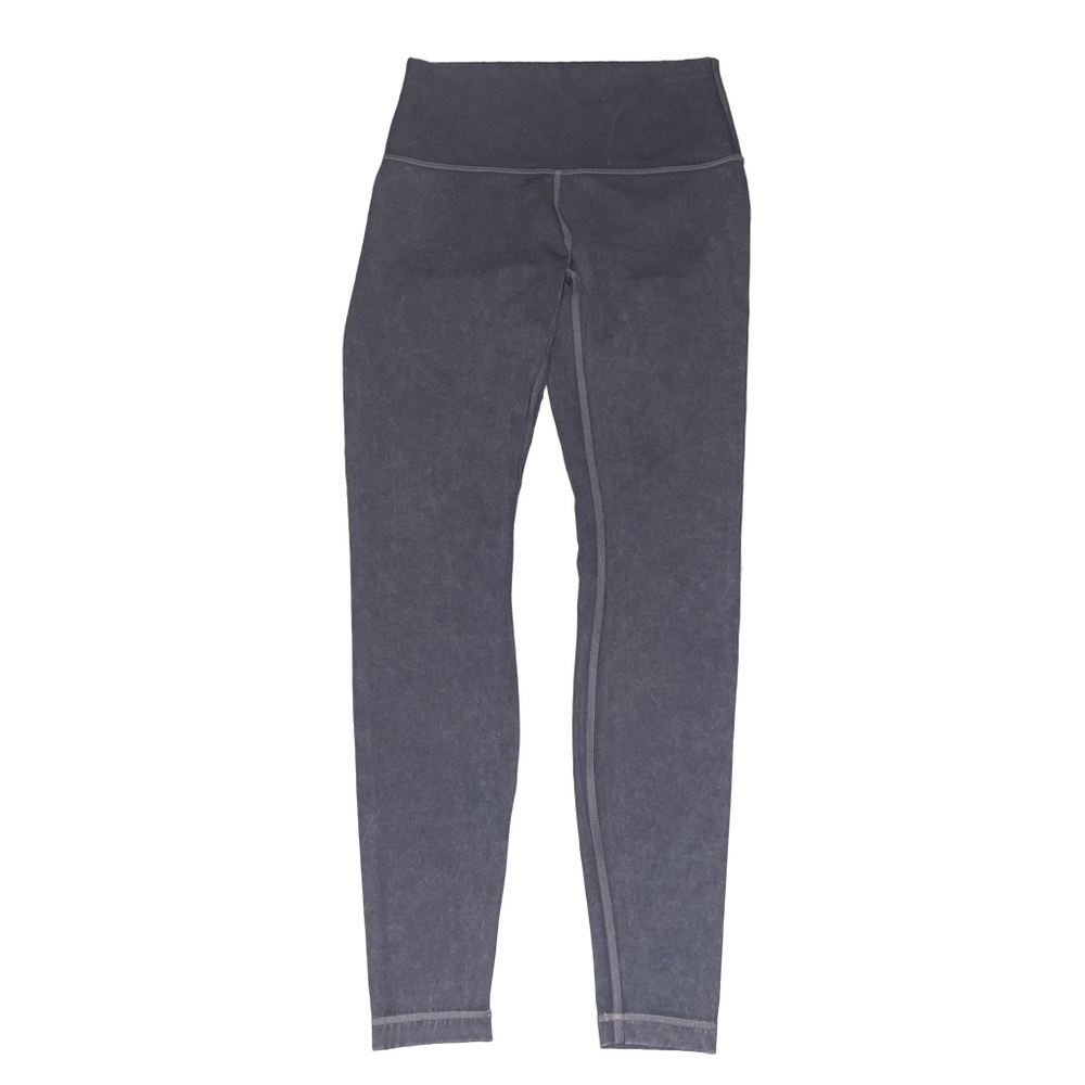 Lululemon Wunder Under HR Tight Leggings 28" Washed Luna Grey Gray Size 6